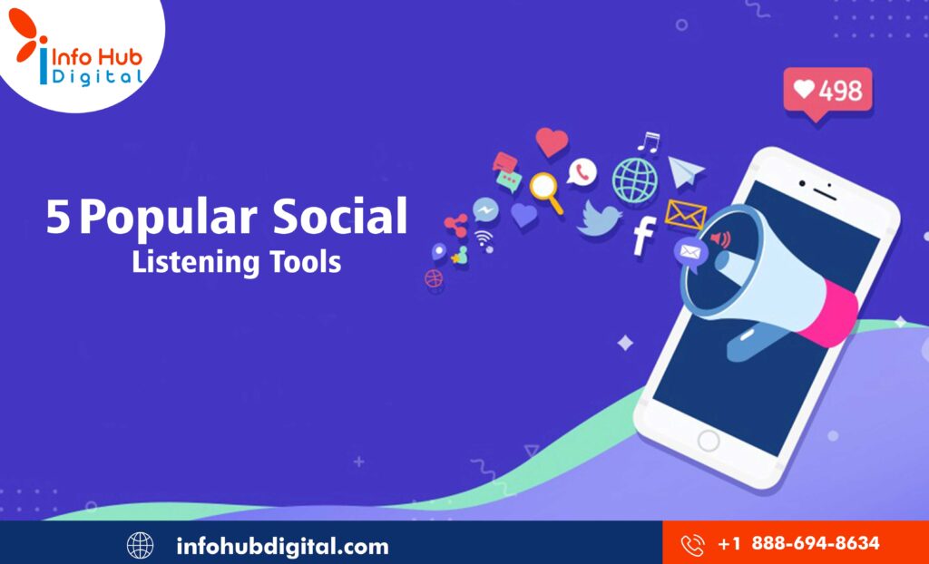 5 popular social listening tools, Social Media Monitoring Tools, Digital Marketing Company near me, Digital Marketing Agency