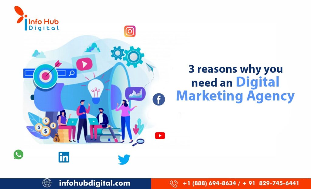 3 Reasons Why You Need a Digital Marketing Agency , Digital marketing agency near me, Digital marketing company in India, Digital Marketing company in Pune