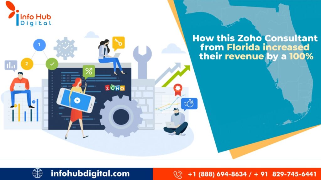 How this Zoho Consultant from Florida increased their revenue by a 100% , Office hub tech, Zoho Consultant, Digital Marketing services near me