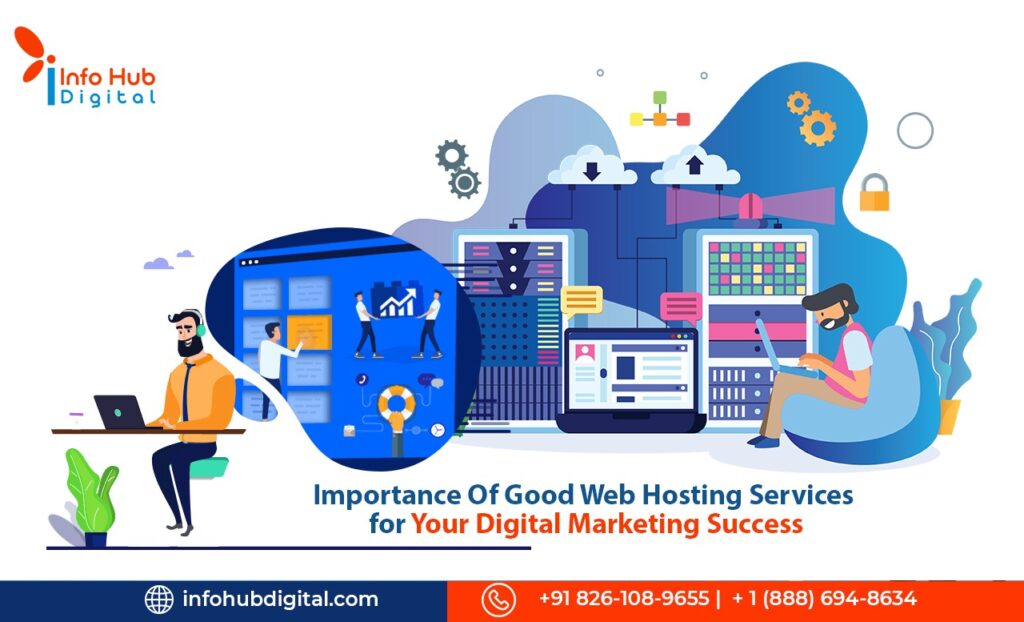Importance Of Good Web Hosting Services for Your Digital Marketing Success, Good Web hosting, Web hosting services, Website building