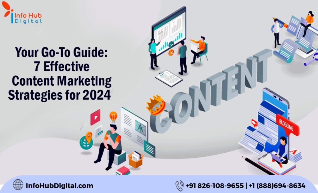 Discover seven effective content marketing strategies for 2024 to boost your brand's engagement and reach. Read our comprehensive guide now!